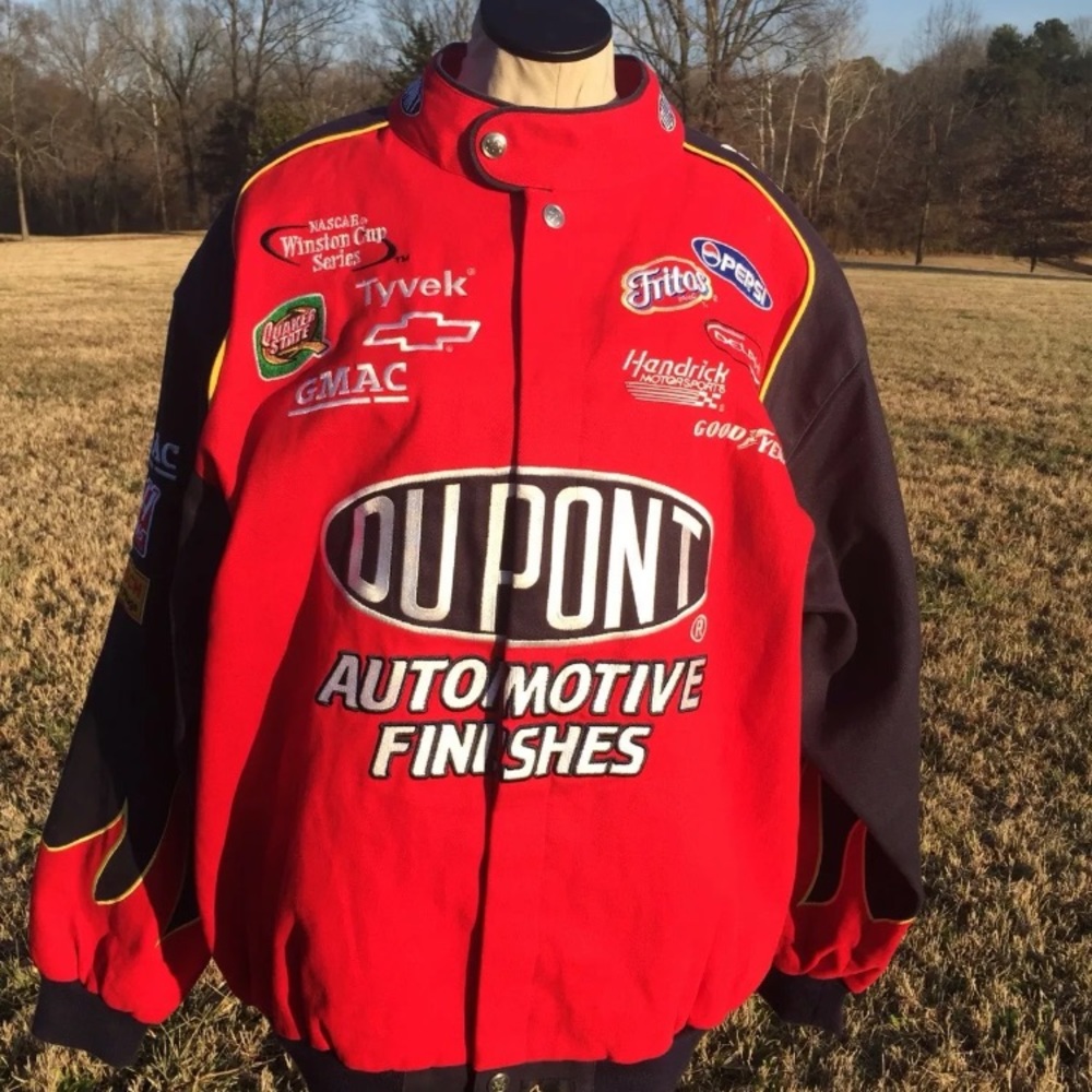 Nascar Gordon #24 Jacket 2xl +Free New Sealed Earnhart Dvd Set